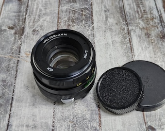 Obiettivo KMZ Helios 44M, apertura 58 mm 1:2 A/M, compatibile con attacco M42.