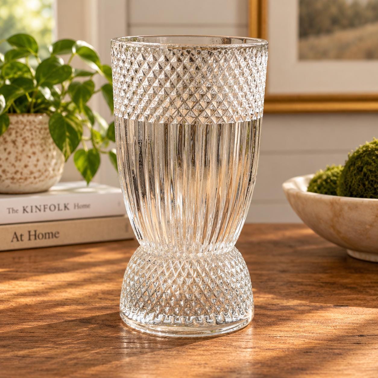 Mcm Glass Vase - Etsy