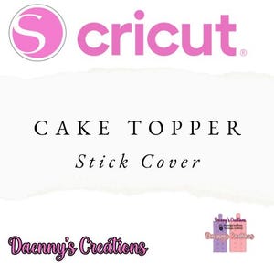 Cake topper stick Cover