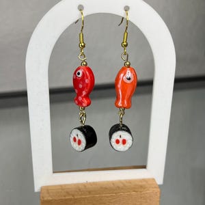 Sushi Roll Earrings