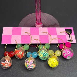 Fruity Wine Glass Charms