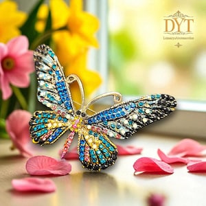 Butterfly Brooch | Luxury Brooch | Unique Brooch | Vintage inspired | Insect Brooch |