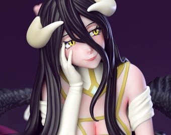 Albedo - Overlord - Fichier 3D STL modèle de haute qualité pour imprimante en résine, impression 3D, diorama animé