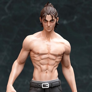 Eren Yeager - Attack on Titan - 3D STL File High Quality Model for Resin Printer Figure 3D Printing Anime Diorama Eren Jaegar