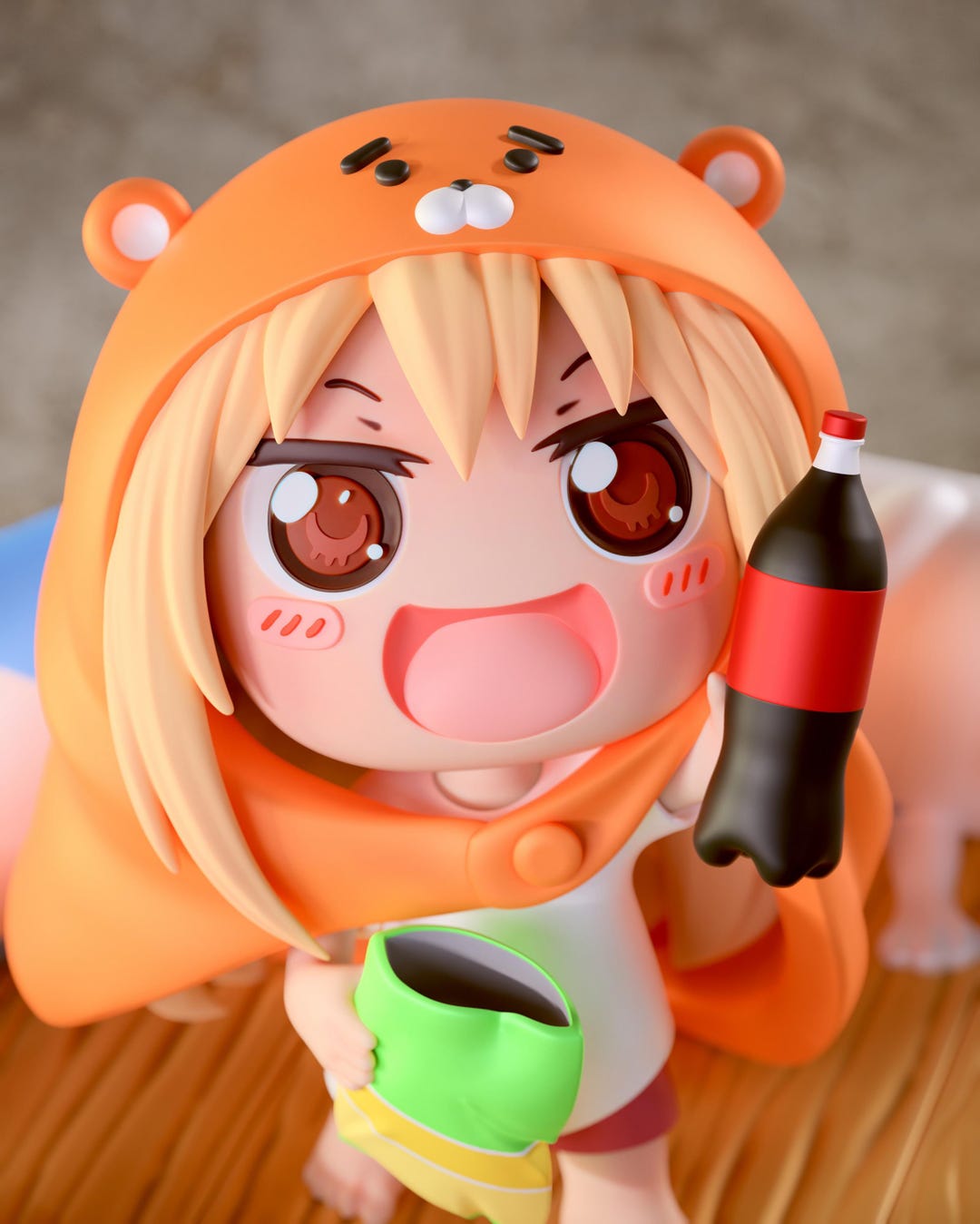 Umaru-chan Chibi 3D STL File High Quality Cute Model for Resin