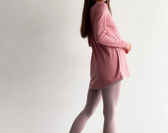 Pyjama d'allaitement en coton | Tunique de maternité et leggings pour le sommeil post-partum