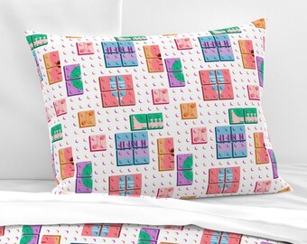 Ladrillos de juguete - Instrumentos, patrón sin costuras, archivo digital