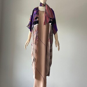 90s Dress & Scarf Set (M)
