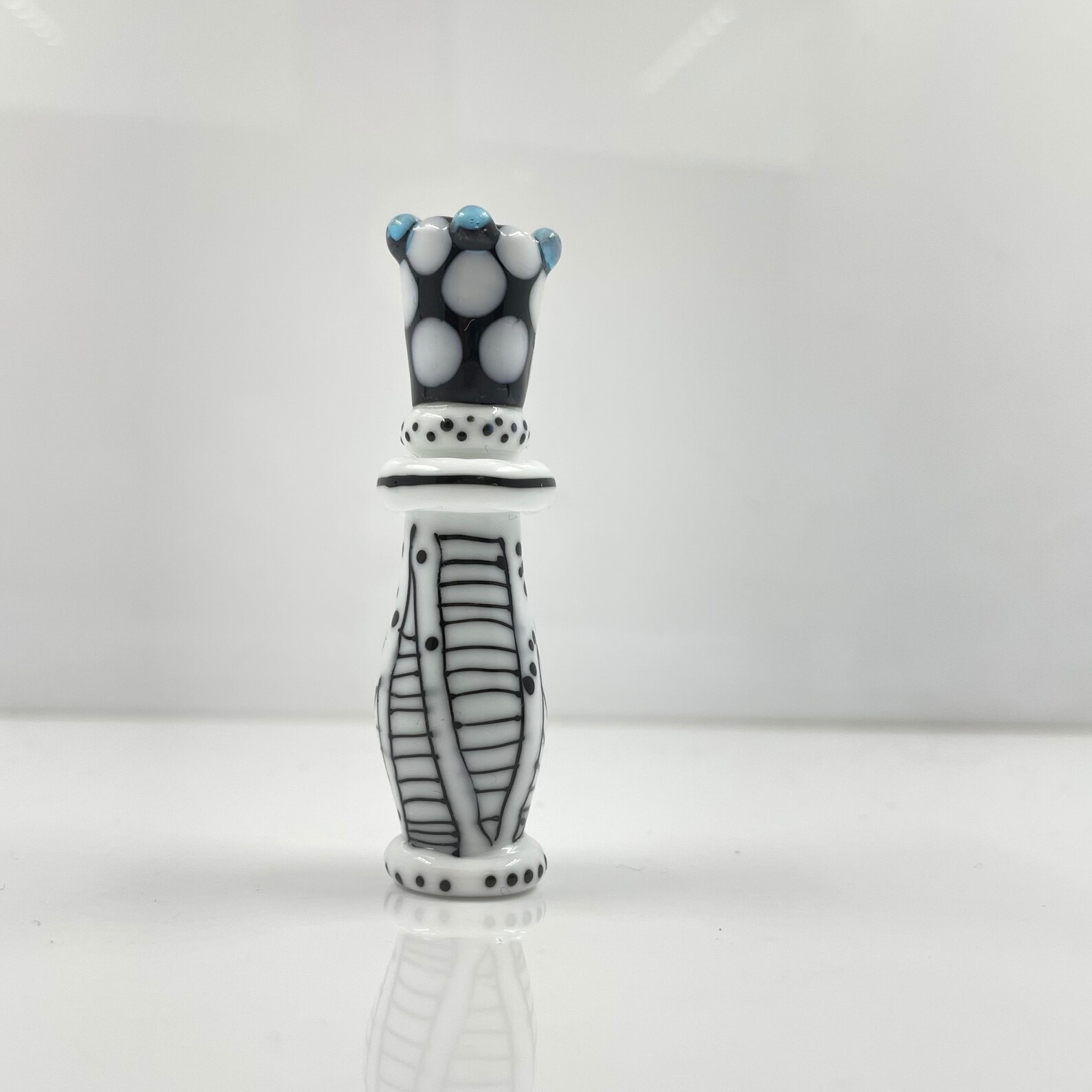 Chess Pieces Bead Chess Bead Checkmate Lampwork Glass Etsy