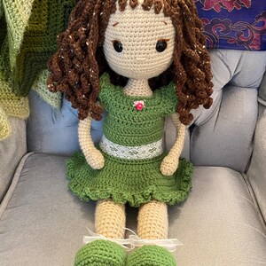 Large Crochet Amigurumi Doll