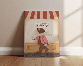 Lámina para guardería de la panadería Bailey