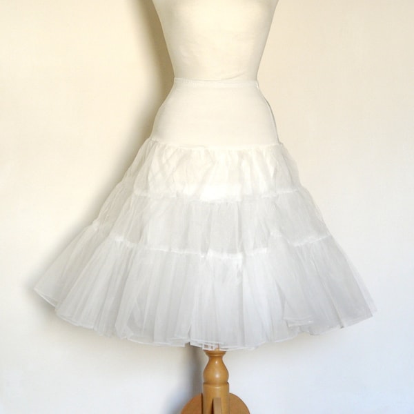 Jupon de bal de promo ivoire - Double épaisseur - Style années 50 - Jupon - Rigide - Mariée