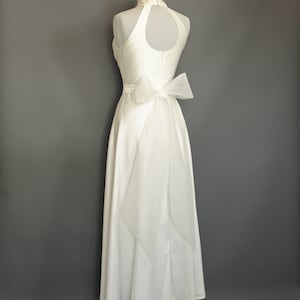 Tüll und Satin Krepp Hochzeit Bogen Schärpe - Ivory - Made By Dig For Victory
