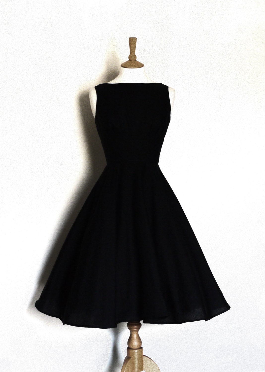 Black Linen Tiffany Tea Dress with Circle Skirt Made by Dig - Etsy México Black Linen Tiffany Tea Dress with Circle Skirt Made by Dig - Etsy México