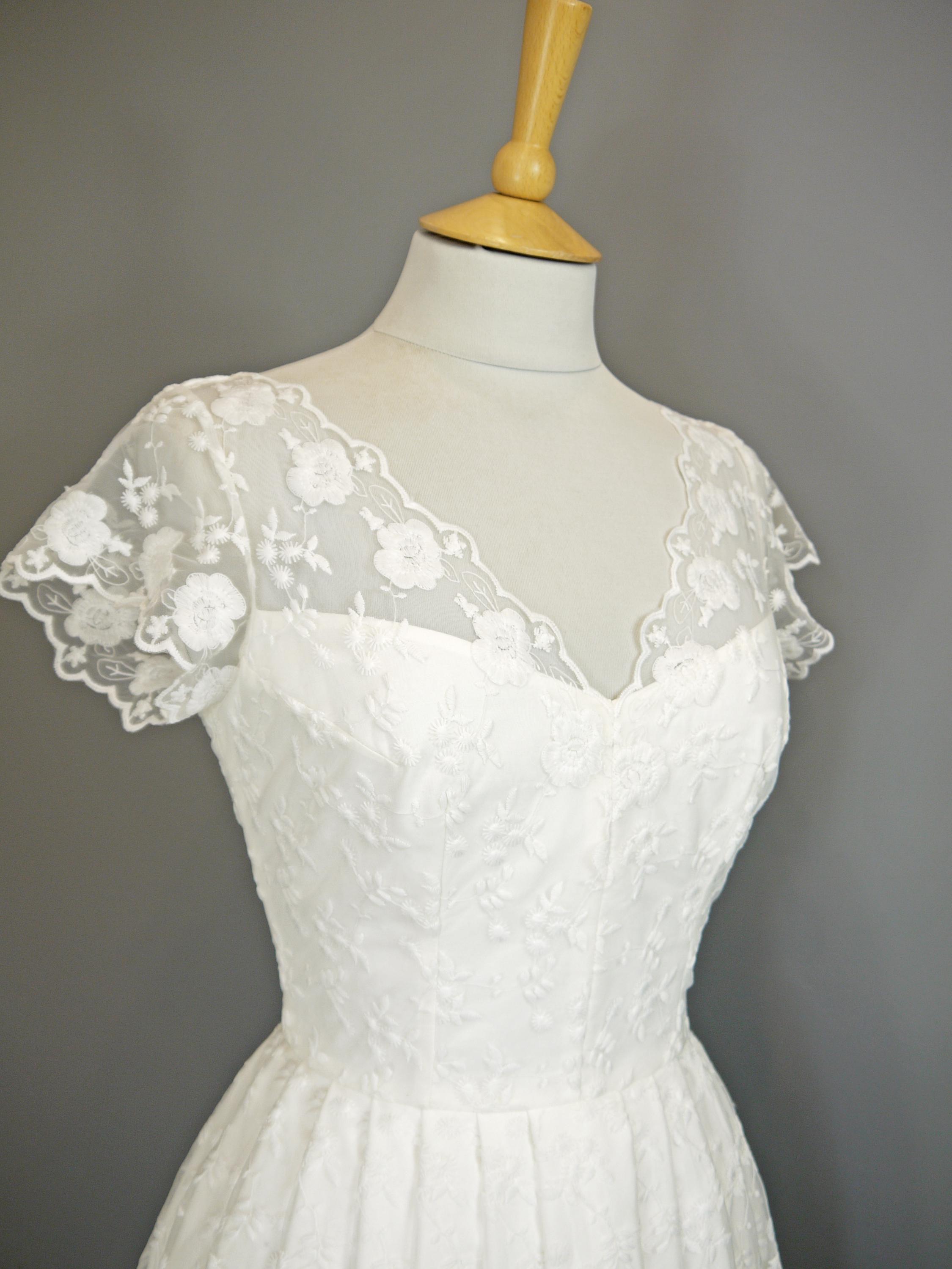 princess daisy wedding dress Princess Wedding Dress in Daisy Lace - Ankle Length