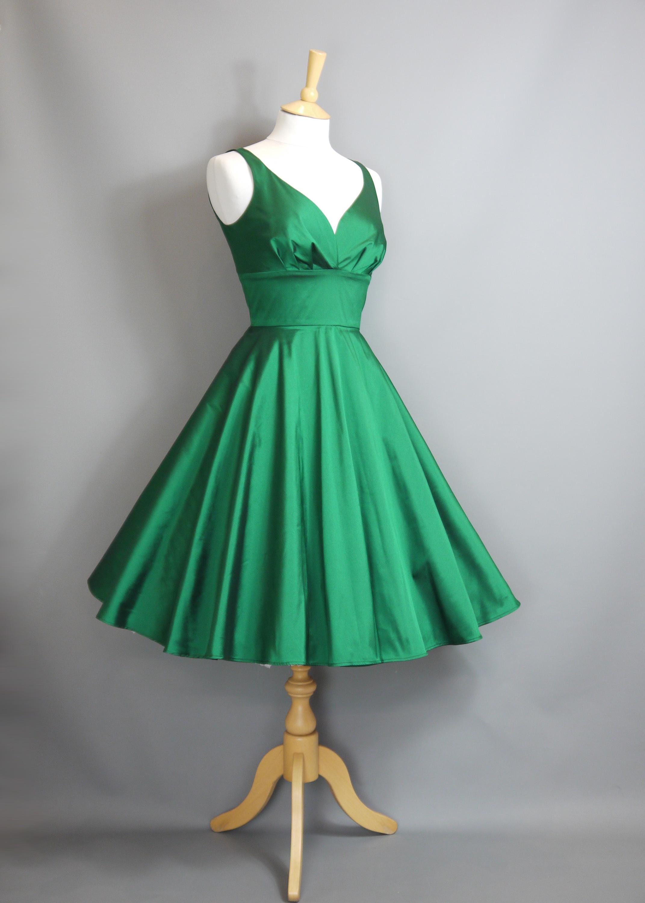 emerald green after five dress The Emma Dress in Emerald Baroque Floral 6 / Emerald Baroque Floral