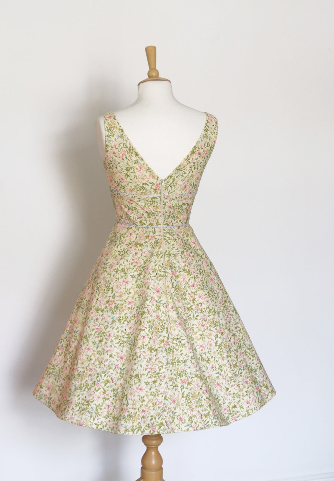 Lemon Yellow Floral Dress - S main image 0