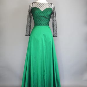 Emerald Green Polka Dot Dress - Etsy Emerald Green Polka Dot Dress - Etsy