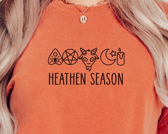 Heathen Season T-Shirt | Gothic Pagan Occult Tee