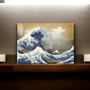 Hokusai Katsushika The Great Wave off Kanagawa 500-1000-Piece Puzzle for Adult  Traditional Japanese Art