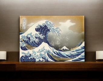 1000ピース ジグソーパズル 葛飾北斎 神奈川沖浪裏 - Etsy 日本