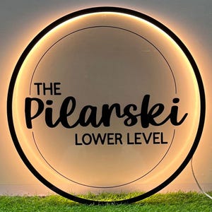 Personalized Office Wall Logo Sign, Acrylic Salon Backlit Sign, Business Logo Signs, Wall and Door Office Sign, Wall LED Beauty logo sign image 8