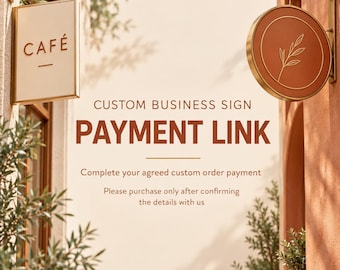 Custom Order Payment Link | Remaining Balance, Additional Fees & Upgrades | Personalized Order Adjustments