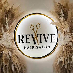 Personalized Office Wall Logo Sign, Acrylic Salon Backlit Sign, Business Logo Signs, Wall and Door Office Sign, Wall LED Beauty logo sign image 10