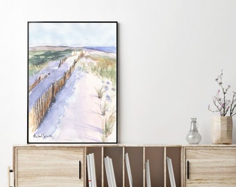 Beach Decor, Beach Wall Art, Beach Print, Beach Art, Art Print, Digital Prints, Prints Wall Art, Wall Print, Beach Landscape, Beach Scene