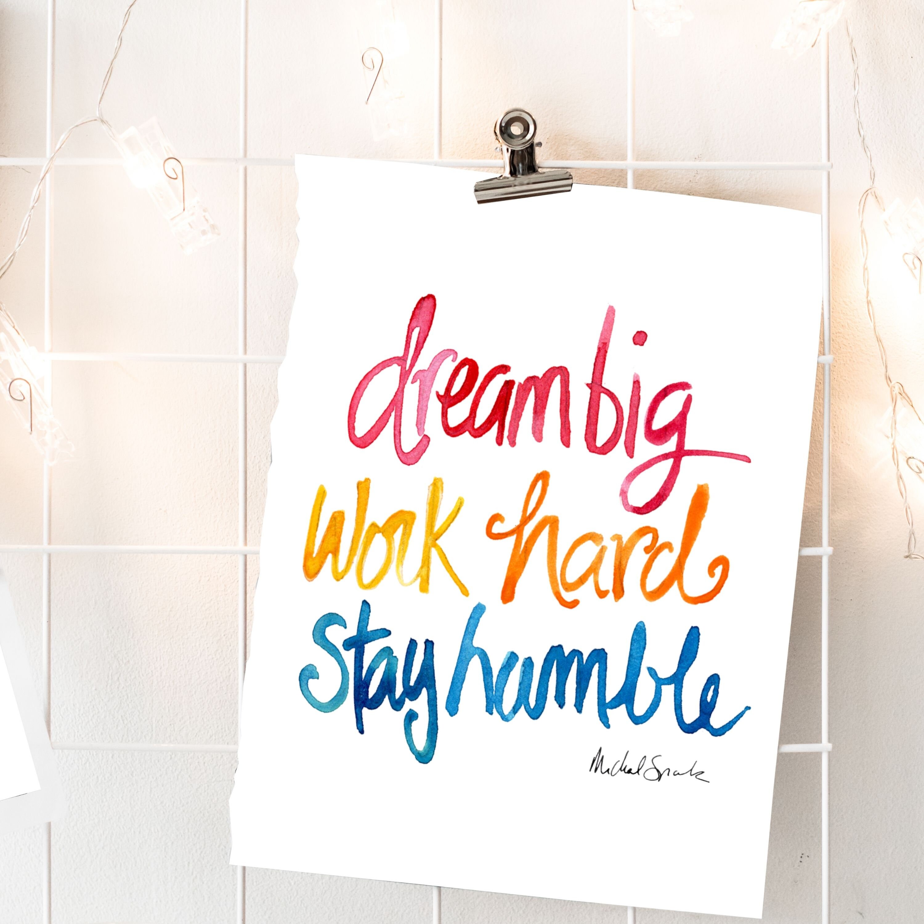 Watercolor Quote Art Inspirational Quote Instant Download | Etsy