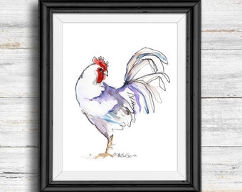 Rooster Print, Rooster Kitchen Decor, Rooster Art, Rooster Print, Digital Print, Rooster Decor, Kitchen Decor, Digital Prints, Kitchen Art