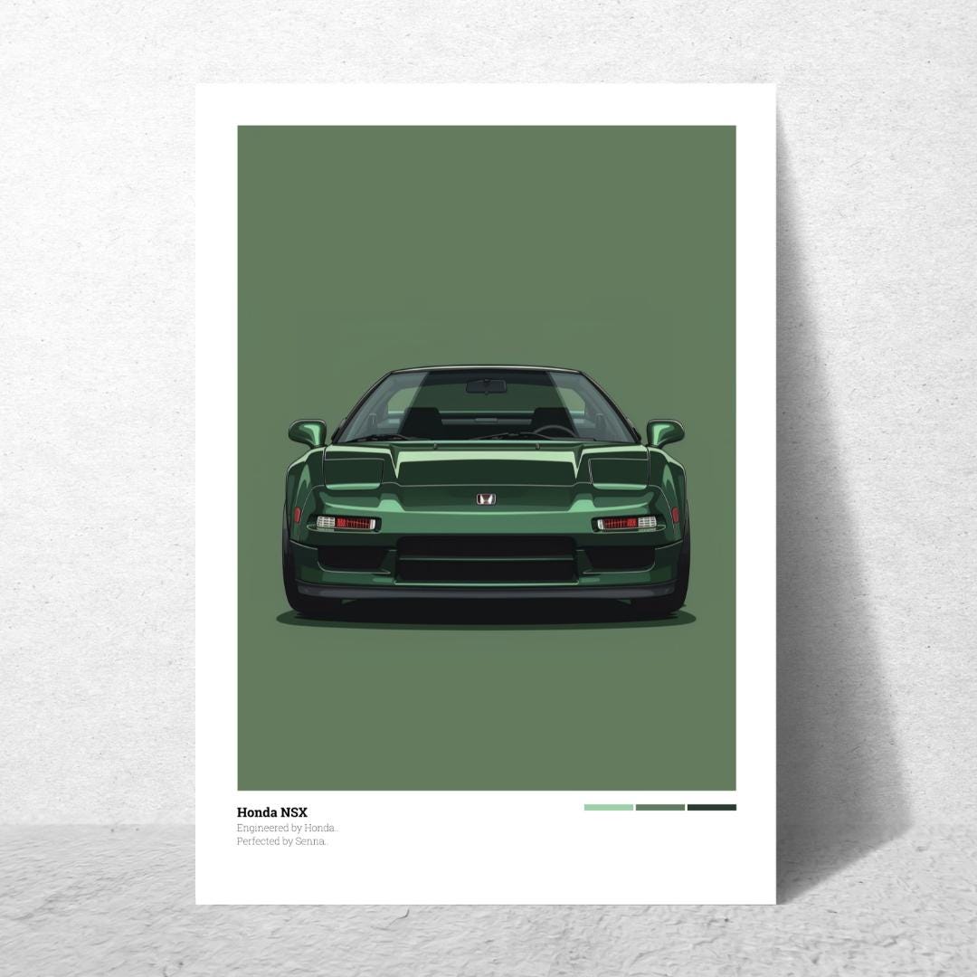 ポスター ホンダ NSX 90's Authentic Official Vintage HONDA NSX Type-S Poster NA1