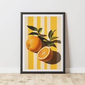 Kitchen Print Oranges Food Art Kitchen Wall Art Printable Art Housewarming Gift New Home Kitchen Art Digital Download Kitchen Decor