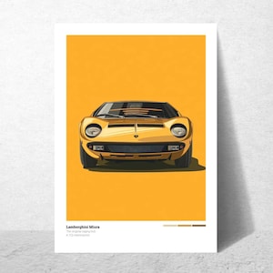 Car Poster Printable Wall Art Car Decor Gift for Boyfriend Car Wall Art Print Digital Download Car Art