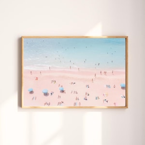 Beach Decor Wall Art: Summer Vibes Ocean Print Retro Art (Digital Download)