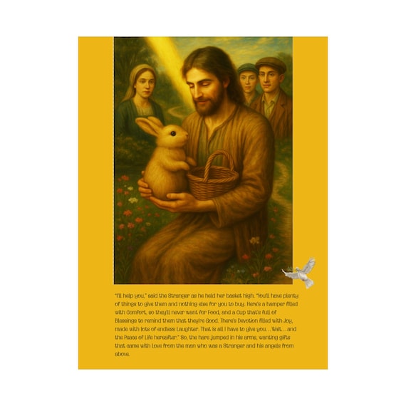 Christian Inspirational Satin Poster for Easter or Any Occasion