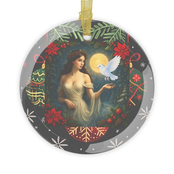 The Middle of the Road Christmas Ornament -- Perfect for brightening Any Room During the Holiday Season