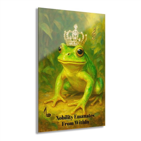 Nobility Emanates From Within Wall Art with French Cleat, Home Decor, Nature Artwork, Gift for Art Lovers, Elegant Decor