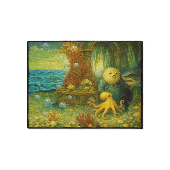 Coral Reef Magic Heavy Duty Floor Mat | Beneath the Ocean