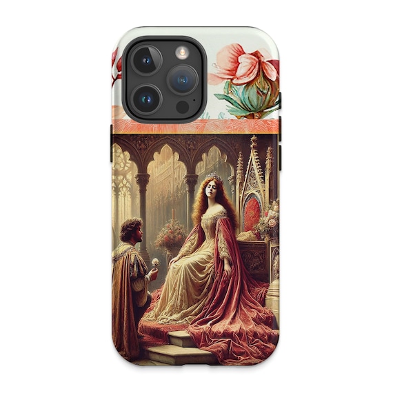 Vintage Royal iPhone 16 Pro Max Case: Elegant Medieval Art