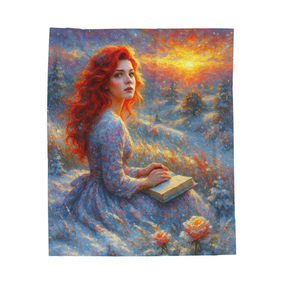 Writing is Not a Hobby; It's a Mission -- Soft Plush Cuddle Blanket, Warm Bedding Decor