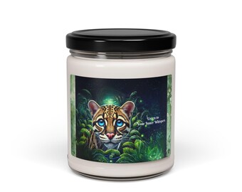 Vela de soja con aroma a vida silvestre: un regalo de aromaterapia ecológico