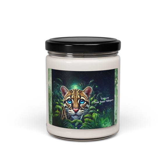 Wildlife Scented Soy Candle: Eco-Friendly Aromatherapy Gift