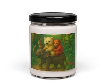 Vela "Un paseo divertido con amigos" / Aroma de soja de 9 oz