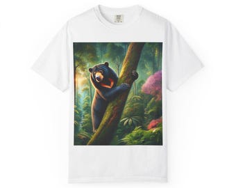 ユニセックスガーメントダイTシャツ：コンフォートカラーズ1717、リングスパンコットン