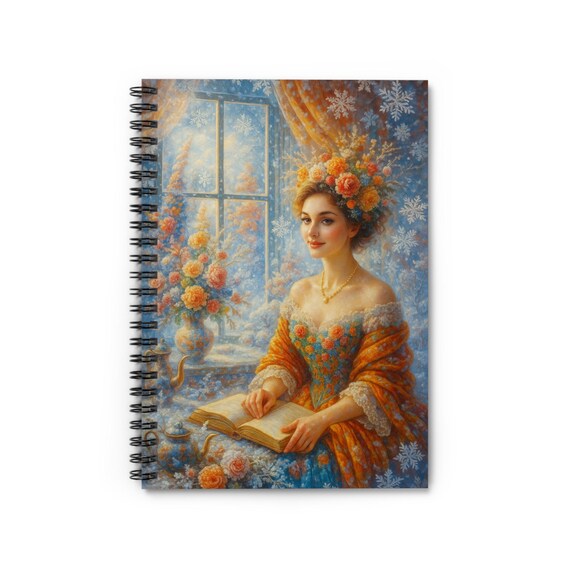 Quiet Elegance Spiral Notebook - Writing Notebook, Art Lover Gift