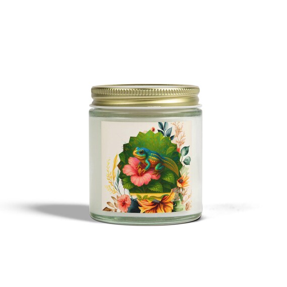 Scented Candles, Toad Candle, Nature Lover's Gift, Coconut Apricot Wax, Hand-poured Candle, Home Decor, Relaxing Candle, Unique Gift