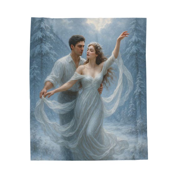 Dance With You Forever -- Soft Plush Cuddle Blanket, Warm Bedding Decor