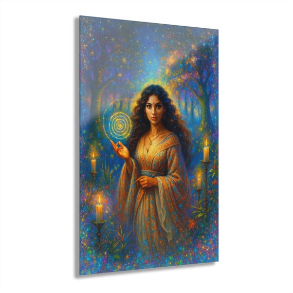 Unleash Your Inner Wizard Wall Art with French Cleat, Dreamy Landscape Print, Home Decor, Nature Artwork, Gift for Art Lovers, Elegant Decor