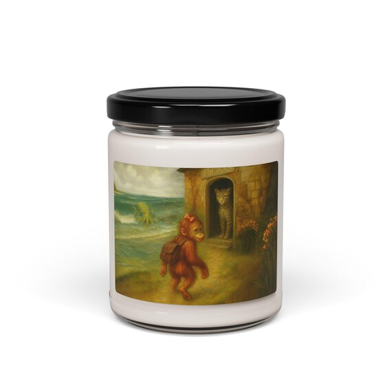 Off to School -- Candle Relaxing Home Decor, Gift for Her, Ocean Lover, Aromatherapy, Beach Vibes, Eco-Friendly Candles